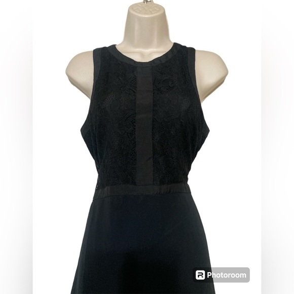 BCBG Black hi low lace sleeveless dress size S - Picture 2 of 9